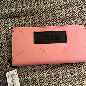 Bebe wallet NWT pink